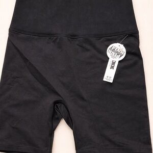 PINK by Victoria's Secret Black High-Waist Shaping Shorts